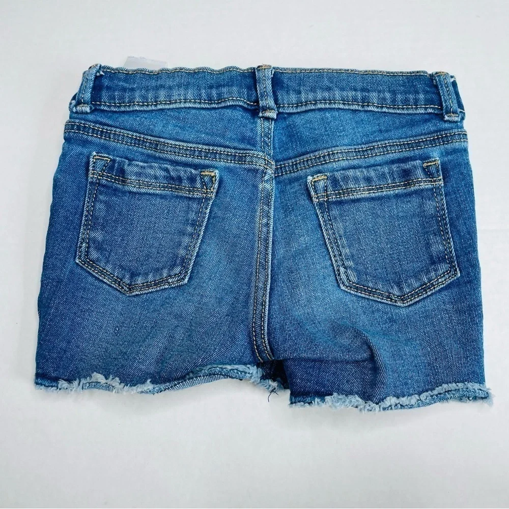 𝅺old Navy Cutoff Jean Shorts with Flower Embroidery